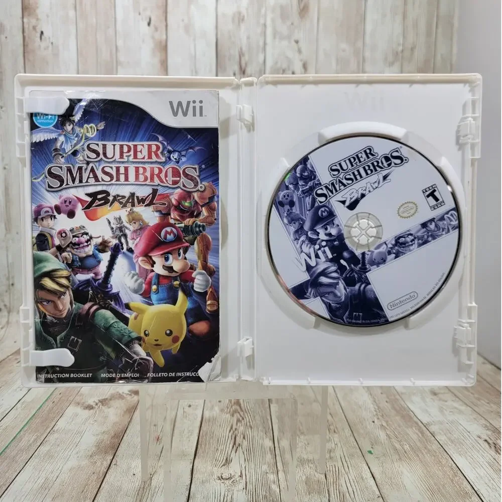 Super Smash Bros. Brawl (Nintendo Wii, 2008) Complete CIB with Manual